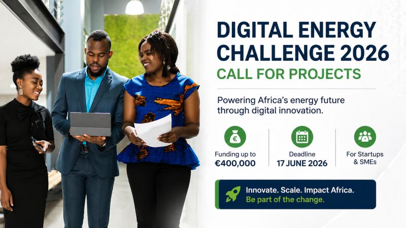 DIGITAL ENERGY CHALLENGE 2026 – €827,000 GRANT FOR ENERGY INNOVATORS IN ...
